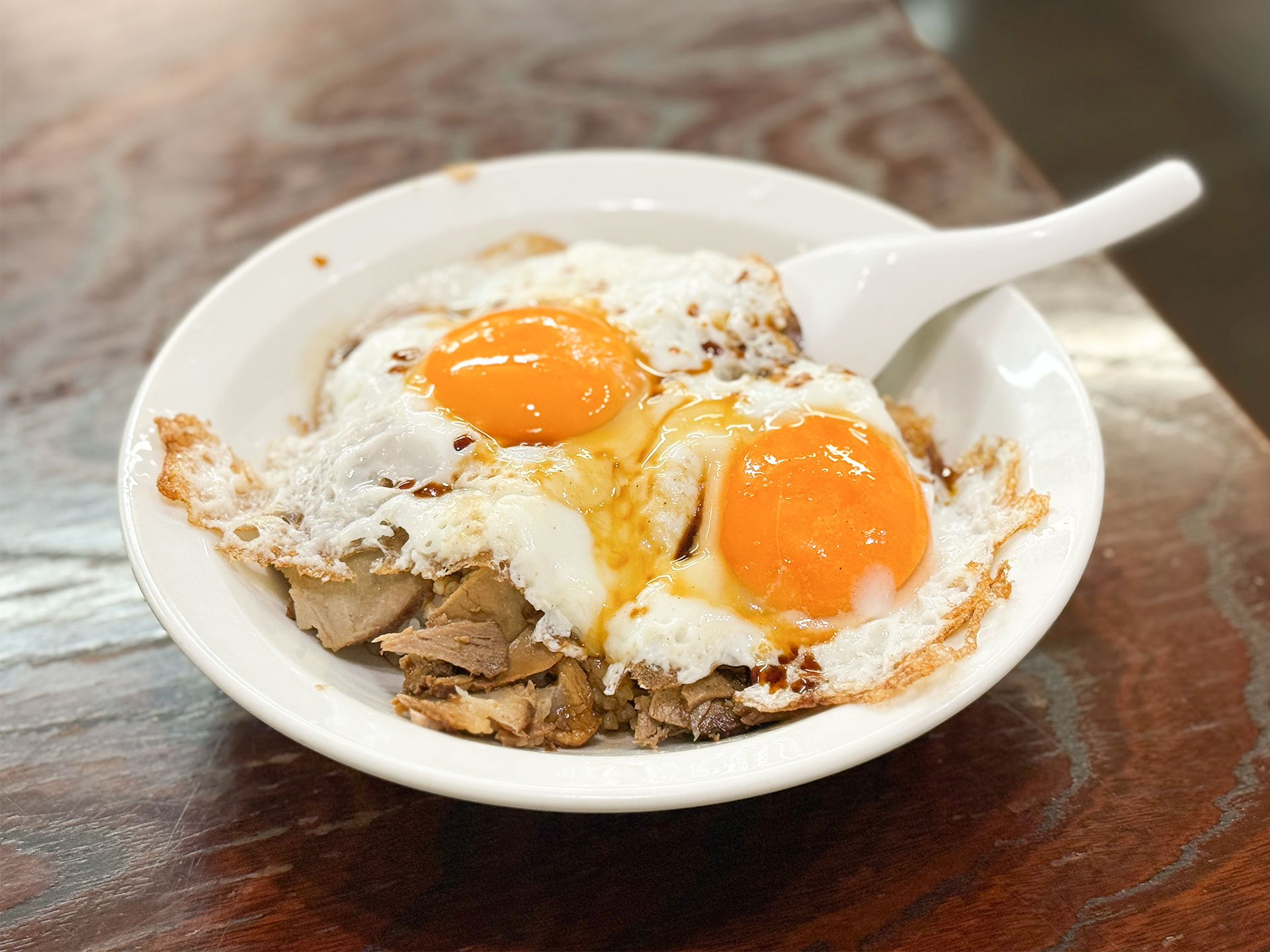 重松 飯店 焼豚 玉子 飯