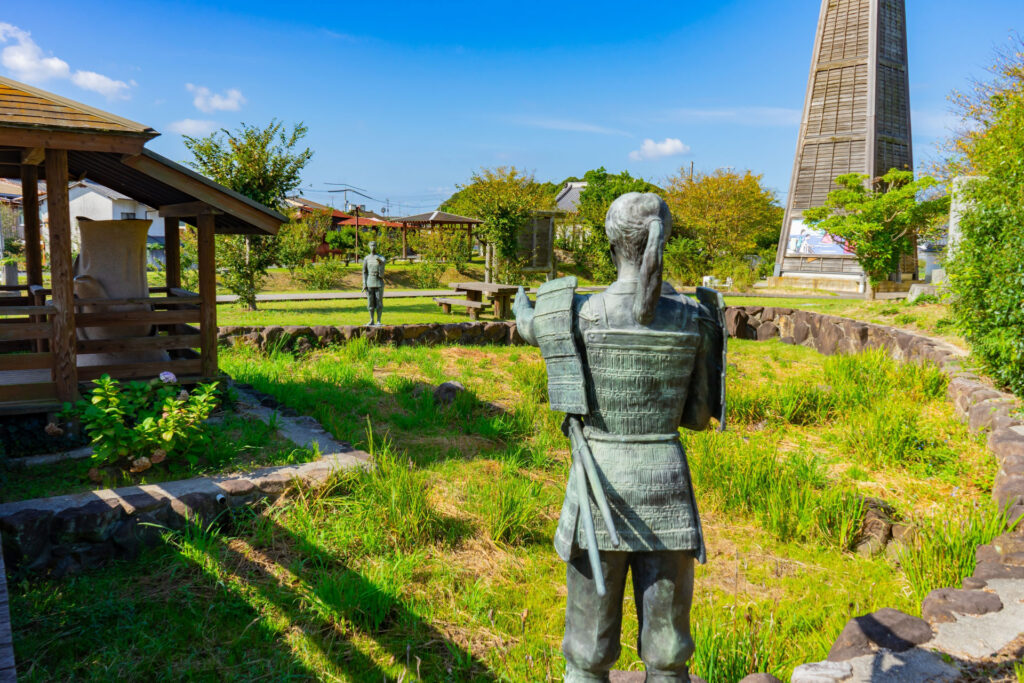 大三島藤公園に隣接する鶴姫公園