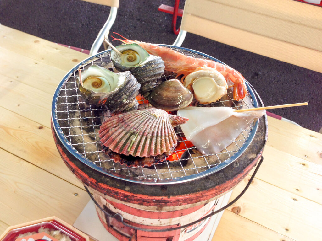 よしうみいきいき館 海鮮七輪バーベキュー