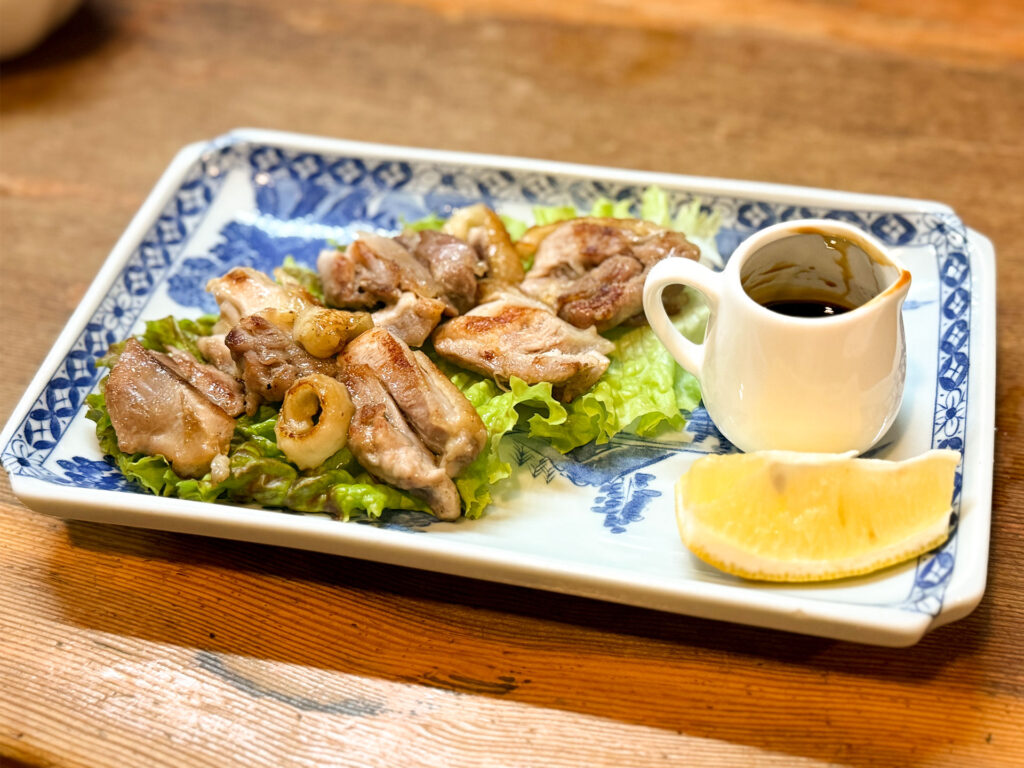 やきとり山鳥 地鶏のもも焼き
