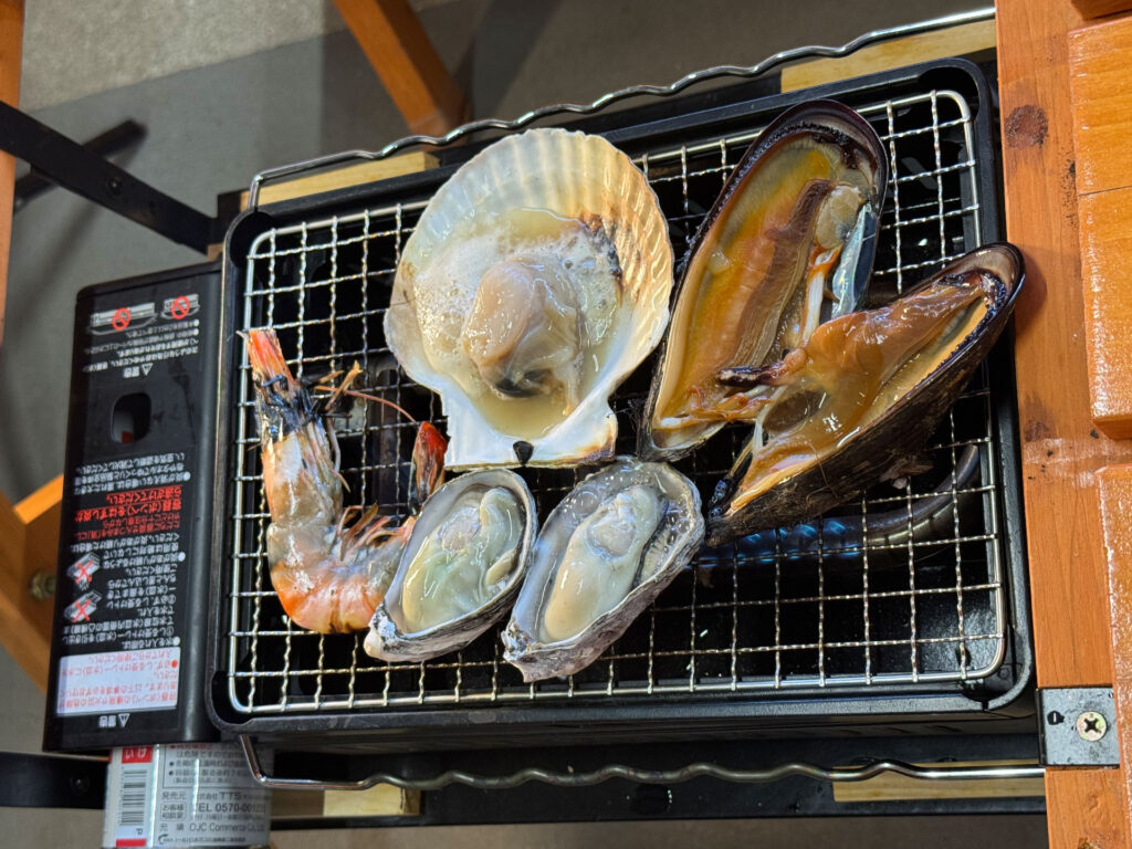 海鮮小屋 鱗 浜焼きセット