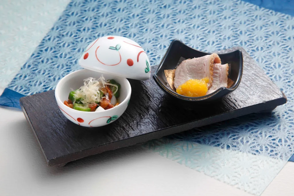 宴会メニュー 初夏の前菜2種